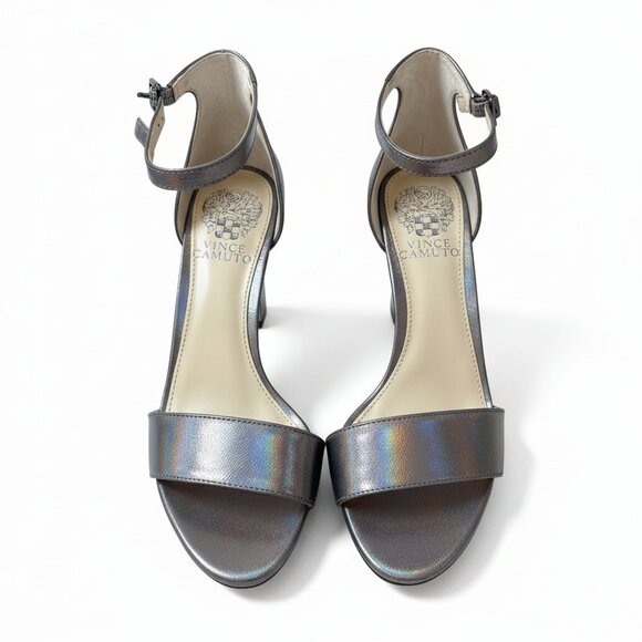 Vince Camuto pewter iridescent pewter Sathina shoes, size 6.5, NEW IN BOX! - Picture 3 of 4